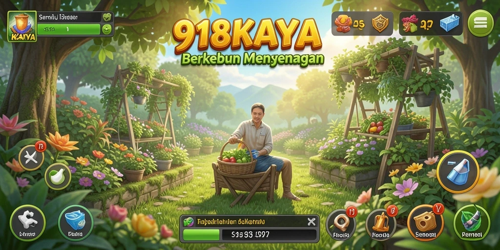 Tampilan gameplay 918KAYA yang penuh warna dan menarik.