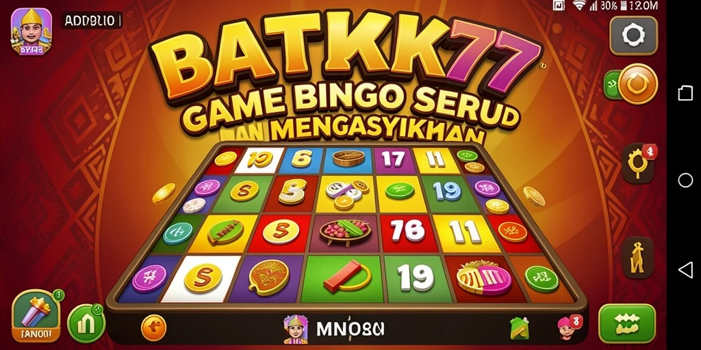 Tampilan gameplay BATIK77 yang penuh warna dan seru.