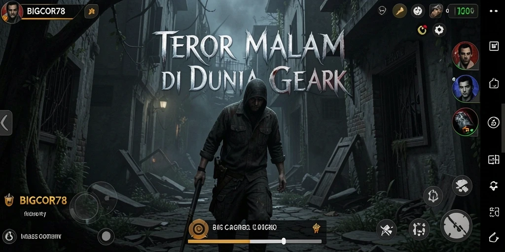 Screenshot BIGCOR78 menampilkan momen mengerikan dalam gameplay yang menegangkan.