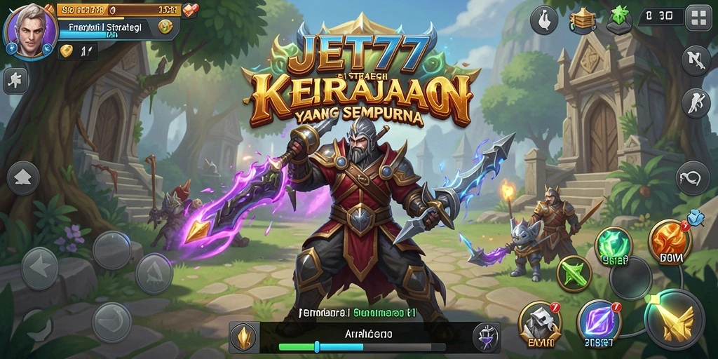 Tangkapan layar JET77 menampilkan aksi pertempuran yang menegangkan dan strategis.