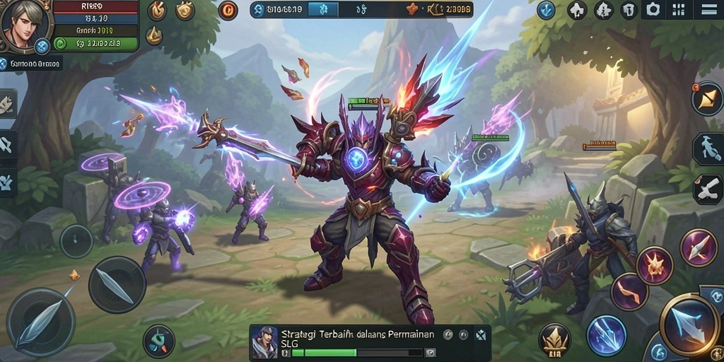 Tampilan gameplay SLG yang mendebarkan di RI889.