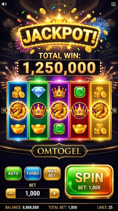 Screenshot proses unduh yang mudah di aplikasi omtogel.